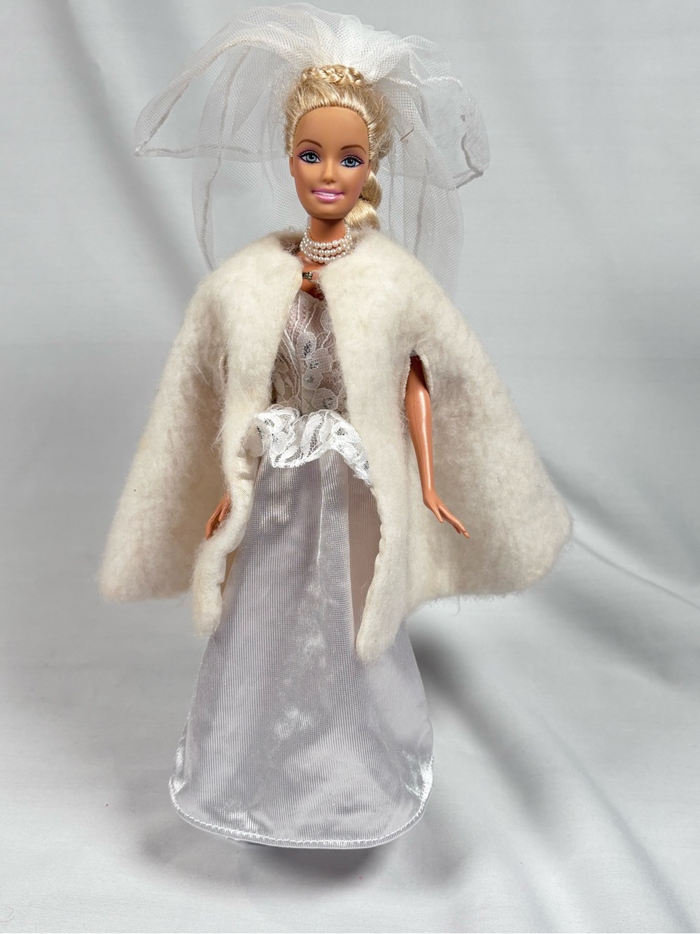 Mattel Bridal Doll in White Wedding Dress